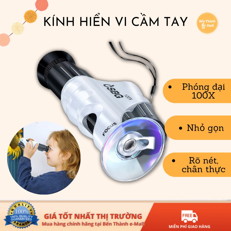 Kính Hiển Vi Cầm Tay - Đồ Chơi Khoa Học Giúp Bé Thoả Sức Khám Phá Thế Giới Tự Nhiên