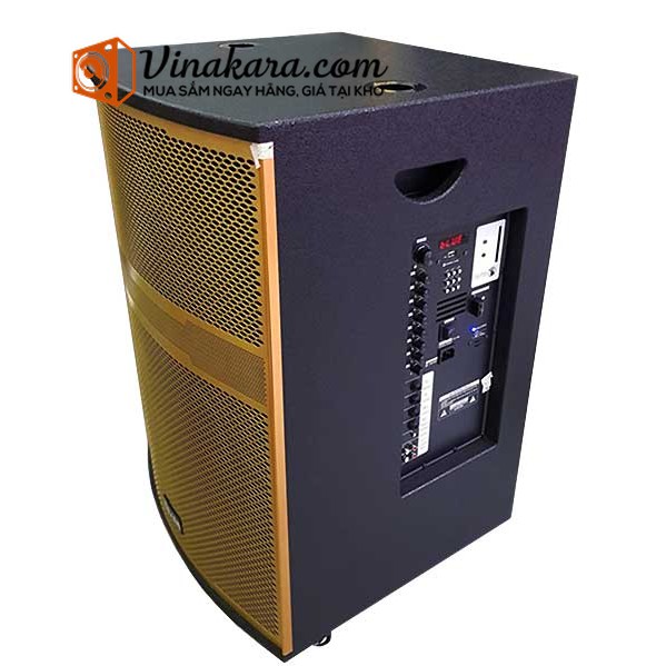 Loa vali kéo Hosan DX-4300, loa karaoke siêu trầm, công suất 900W