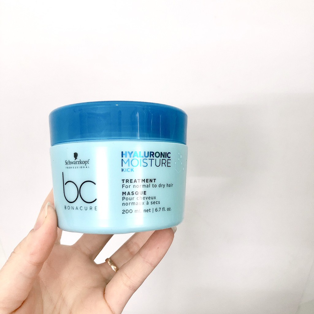 [Chính hãng] [Siêu rẻ] Hấp dầu dương ẩm tóc khô Schwarzkopf BC Moisture Kick 200ml (ĐỨC)