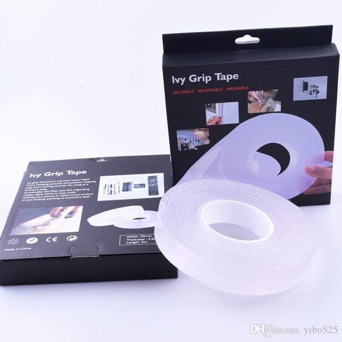 Băng keo 2 mặt trong suốt Ivy Grip Tape siêu chắc siêu dính(Retoanquoc)