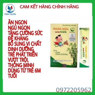 Thuần mộc super kids - siro ăn ngon - ngủ ngon - thanh mộc hương 200ml chuẩn công ty