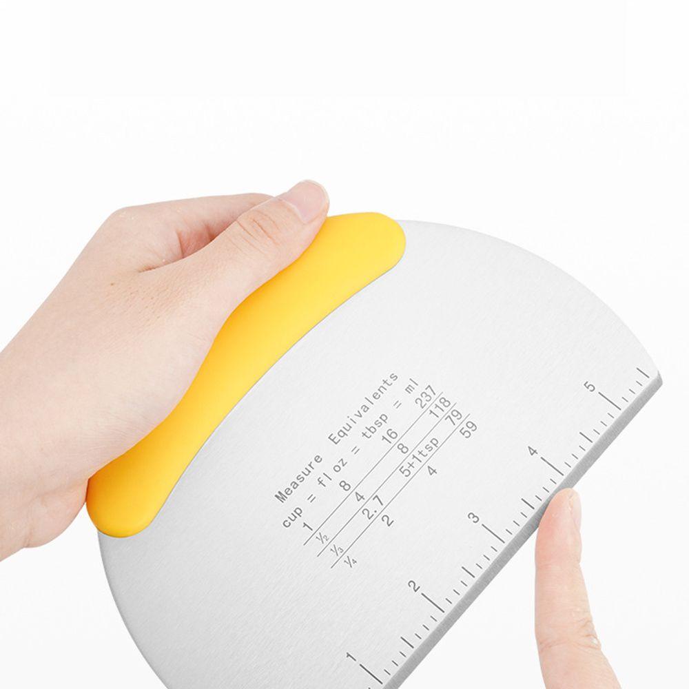 FOREVER Dụng Cụ Cạo Bột Làm Bánh Pizza Bằng Thép Không Gỉ DIY