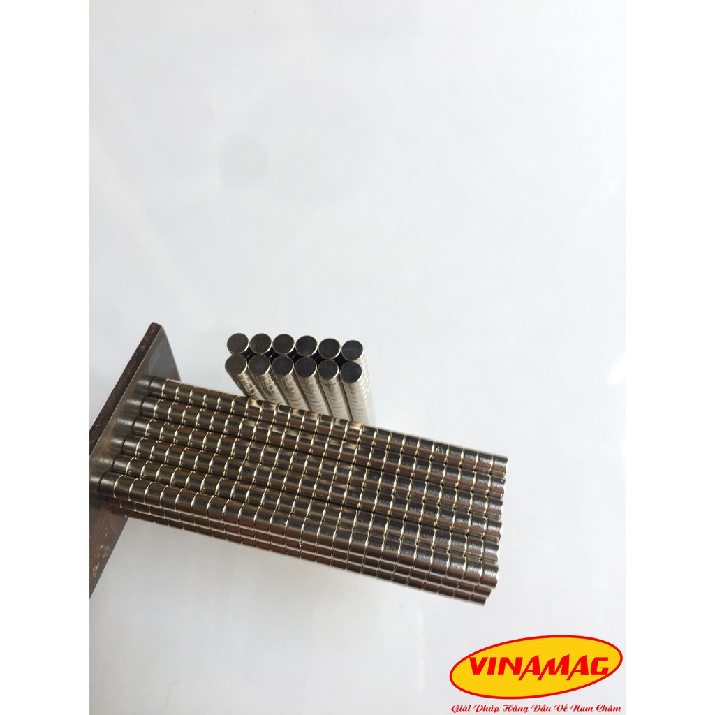 Combo 100 Viên Nam Châm Trắng 3x3mm , Nam Châm Đất Hiếm NdFeB