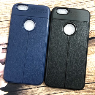 Ốp lưng iPhone 6 Plus / 6S Plus dẻo giả da khoét táo cao cấp siêu bền