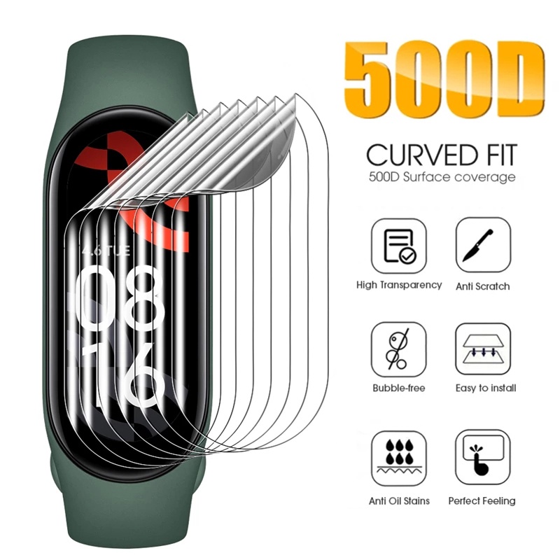 1 Miếng Dán Màn Hình Bảo Vệ Đồng Hồ Thông Minh Xiaomi Mi Band 7/7 NFC
