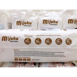 Bỉm mijuku 50 miếng 100 miếng đủ size s_m_l_xl_xxl_xxxl