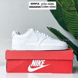 Giày Nike Court Vision All White 🔴CHÍNH HÃNG🔴 Nike Court Vision Next Nature [DH2987-100] - Simple Sneaker