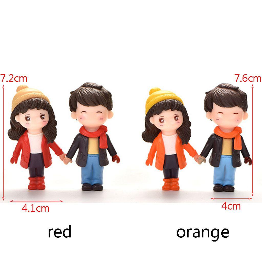 1 Cặp Tượng Cặp Đôi Sáng Tạo Trang Trí|Phụ Kiện Quả Cầu Trang Trí Bánh Kem Ngày Lễ Tình Nhân