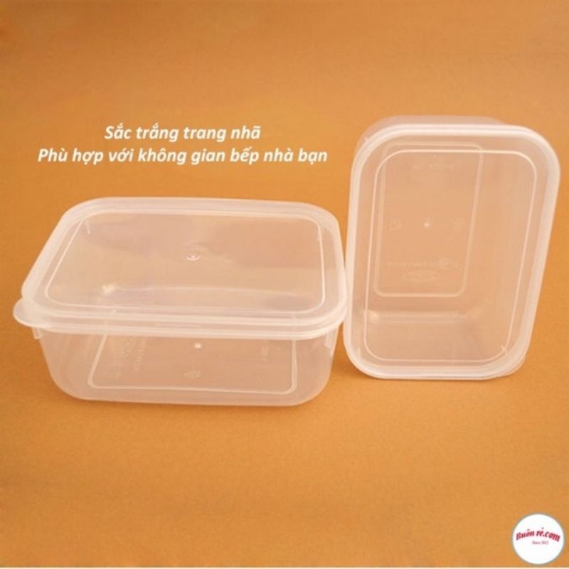 Hộp nhựa đựng thức ăn combo 5 hộp