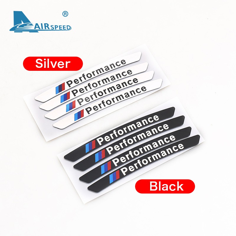 Set 4 Sticker Dán Mâm Bánh Xe Ô Tô Bmw F20 G30 E90 F30 M3 G01 M