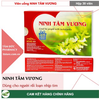 NINH TÂM VƯƠNG [Hộp 30 viên] - Dành cho người rối loạn nhịp tim