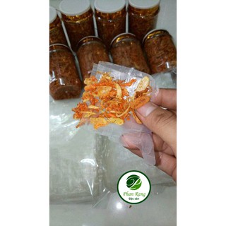 Nhập HOANTAT10 giảm 10k-Combo Tôm muối nhuyễn hành phi+ bánh tráng - đồ ăn vặt