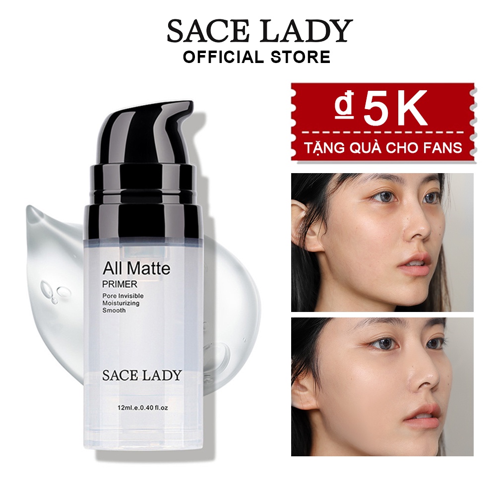 Kem lót nền SACE LADY lâu trôi che khuất lỗ chân lông hiệu quả 6ml.e.0.20 Fl.oz