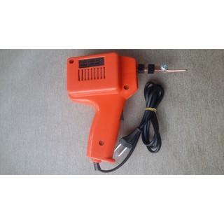 Mỏ hàn xung dùng điện 220 vôn -MỎ hàn thiếc100W tăng 2 đầu hàn 1 cuộn thiếc và nhựa thông