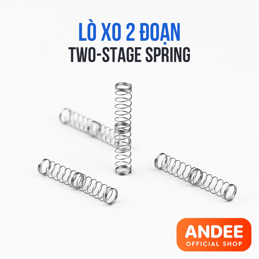 Lò xo 2 đoạn 3 đoạn dùng thay cho switch bàn phím cơ