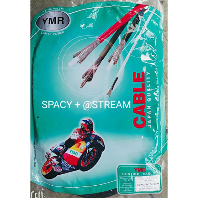 Dây ga Spacy +@Stream hàng hiệu YMR