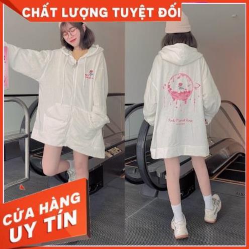 Áo khoác nỉ hoodie Unisex dây kéo form rộng màu đen trắng. Áo hoodie Nỉ Pe dày mịn, thoải mái, hình in nổi bền đẹp K102