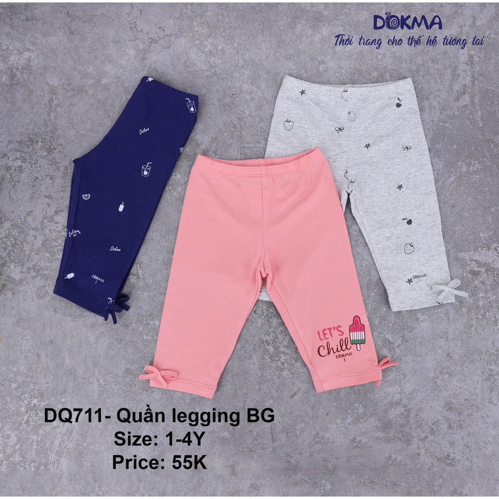 Quần legging bé gái Dokma DQ711 (1-4 tuổi)