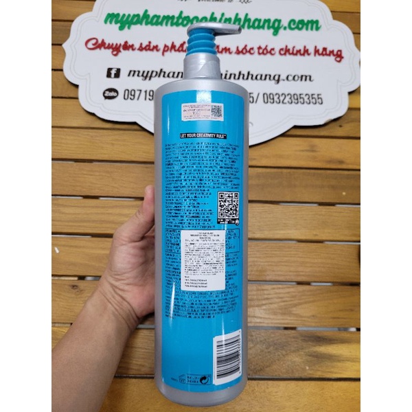 [MẪU MỚI NHẤT] (CHÍNH HÃNG CÔNG TY) Dầu gội và xả phục hồi sinh lực Tigi Bed head Recovery level 2 400ml - 970ml