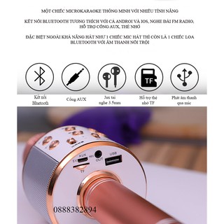 Micro karaoke bluetooth WS858 loại 1