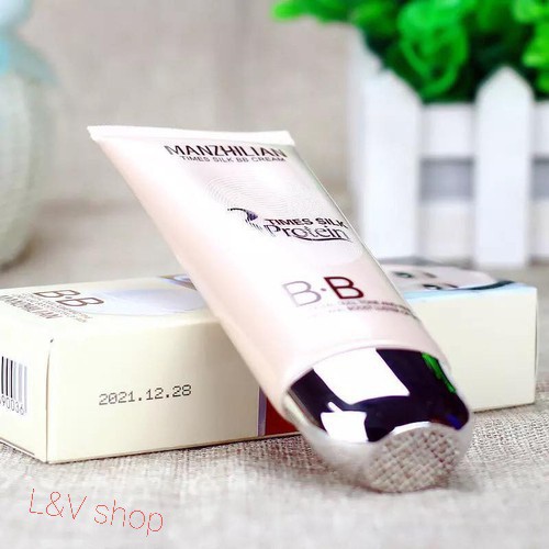 [L&amp;V] Kem Nền BB SKIN PROTEIN MANZHILIAN - Làm Trắng Da Tinh Chất Tơ Tằm