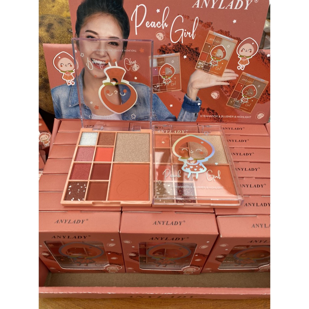 Phấn mắt má 10 ô cô gái Peach Girl P213 | BigBuy360 - bigbuy360.vn