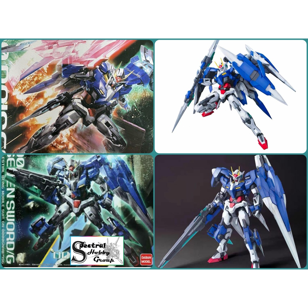 Mô hình Lắp ghép MG 1/100 Gundam 00-Raiser 00 Raiser 6604 6603 kèm led - Daban