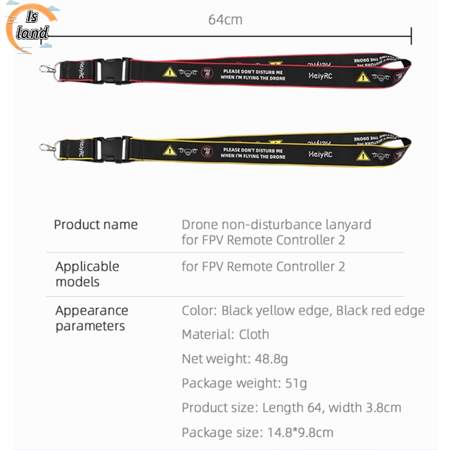 Dây Đeo Cổ Giữ Điều Khiển Từ Xa Chống Thất Lạc Cho Dji Avata / fpv