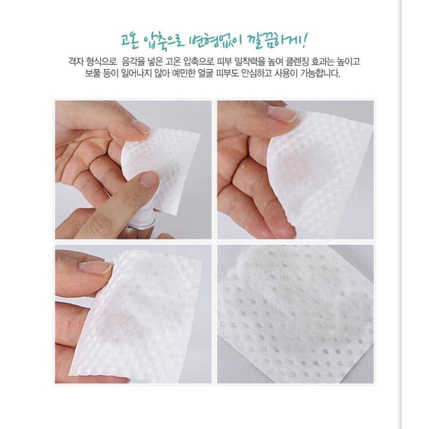 Bông Tẩy Trang Cao Cấp Missha Embossing Cotton Puff 270 miếng