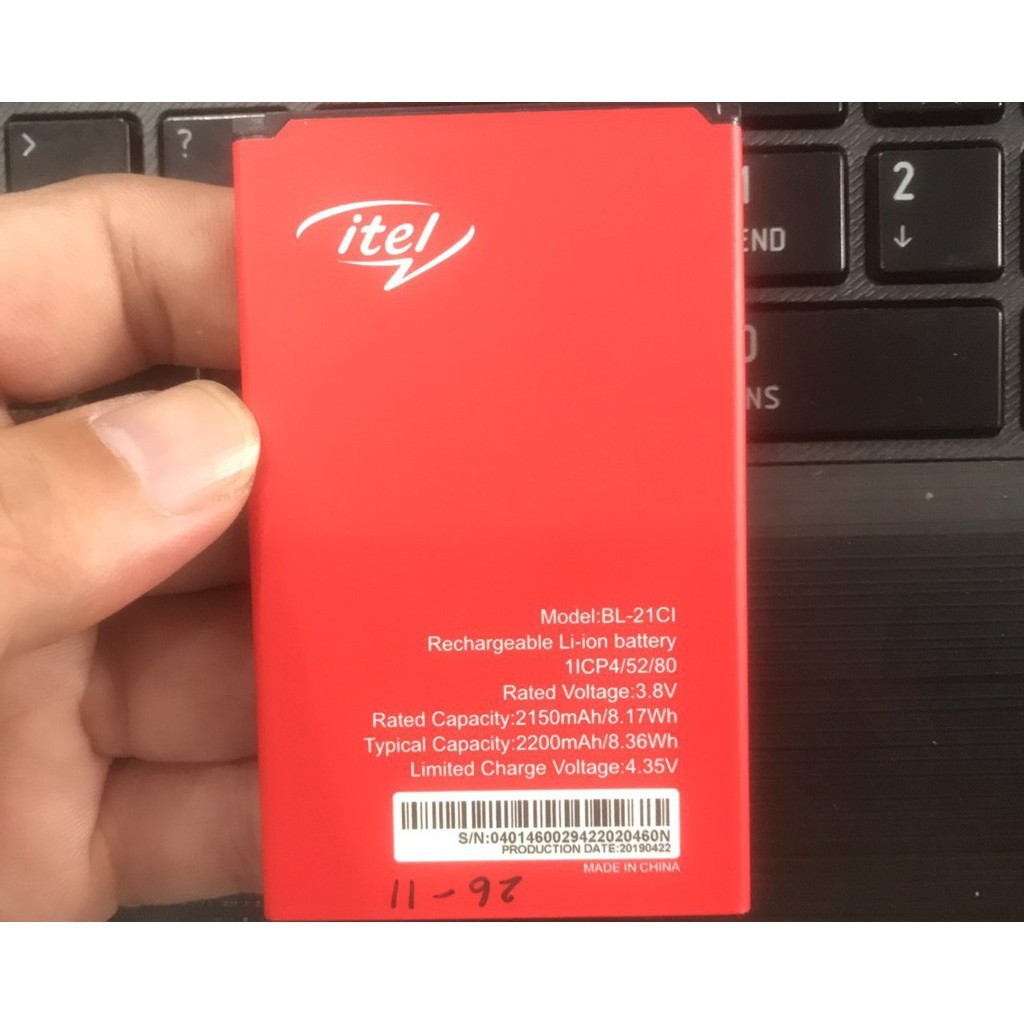 PIN ĐIỆN THOẠI ITEL it5600 - it5602 - it5603 - it5610 - it5616 - it5620 - it5625 BL-25bi ZIN HÃNG