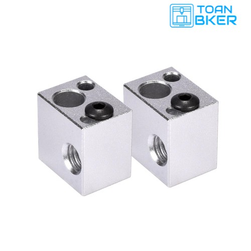 Khối gia nhiệt (heater block) MK8 / E3D V6 / volcano / CR10 (ender, anet) dùng cho máy in 3d