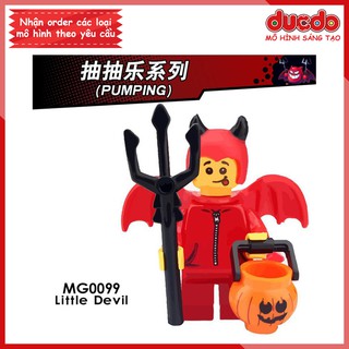 Minifigures nhân vật Quỷ đỏ little devil - Đồ chơi Lắp ghép Xếp hình Mô hình Mini Iron Man MG MG0099