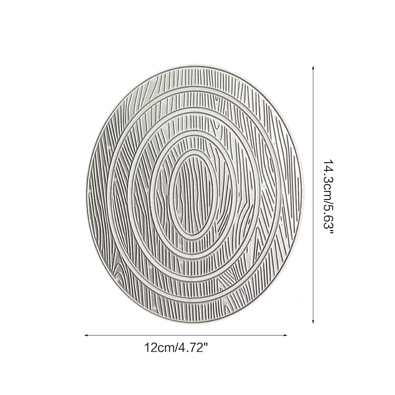 Khuôn Cắt Giấy Kim Loại Hình Tổ Ong Hình Oval