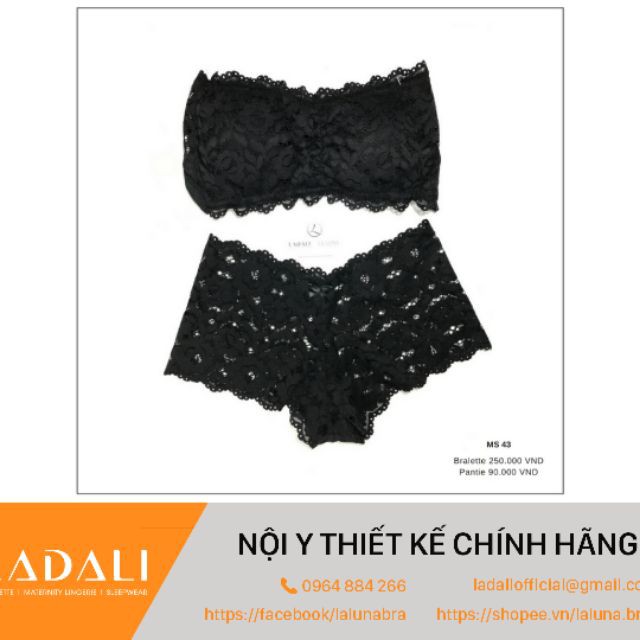 [HÀNG THIẾT KẾ - LADALI] Áo Quây, Áo Ống Chống Tụt Ren Kèm Đệm Mút Cao Cấp - MS 43 | BigBuy360 - bigbuy360.vn