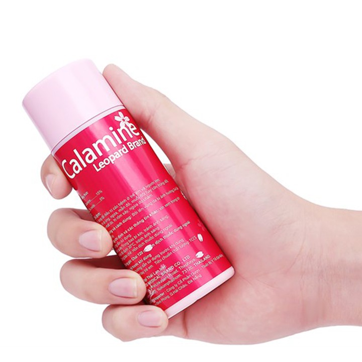 Calamine Leopard Brand Chai 120ml - Hỗ trợ Giảm Các Triệu Chứng Do Rôm Sảy & Côn Trùng Đốt