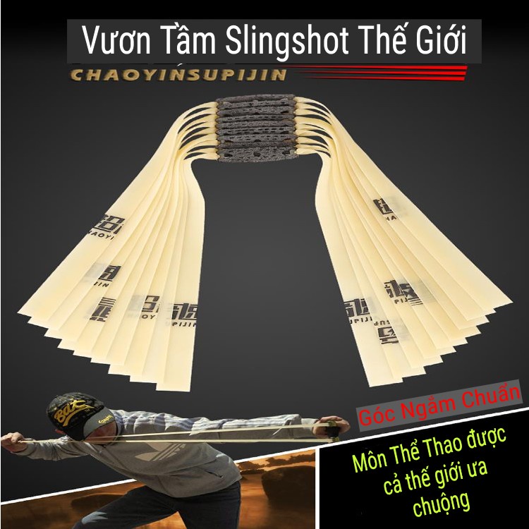 5 Dây ná cao su, thun ná cao su, thun chính hãng precise V2 - 0.65mm độ chính xác cao, siêu bền cho anh em