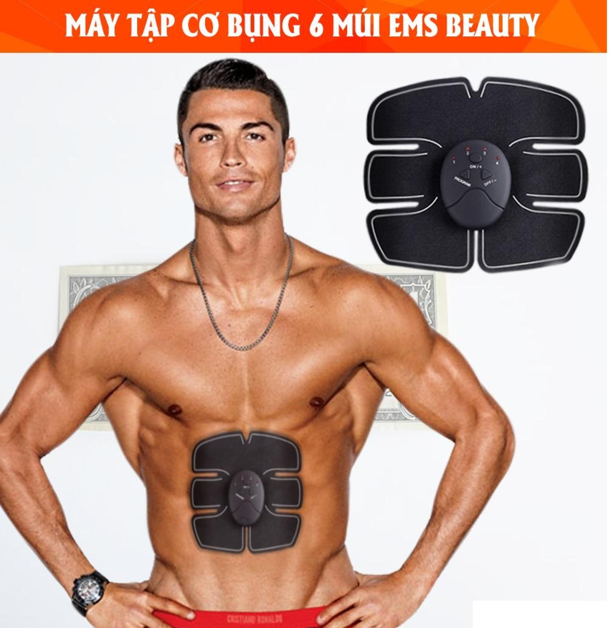 Miếng dán xung điện tập gym Beauty Body máy đánh tan mỡ bụng thiết bị hỗ trợ tập cơ bụng 6 múi