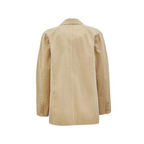 Áo khoác blazer một hàng nút vải khaki dáng rộng - Vero Moda CoutureMade