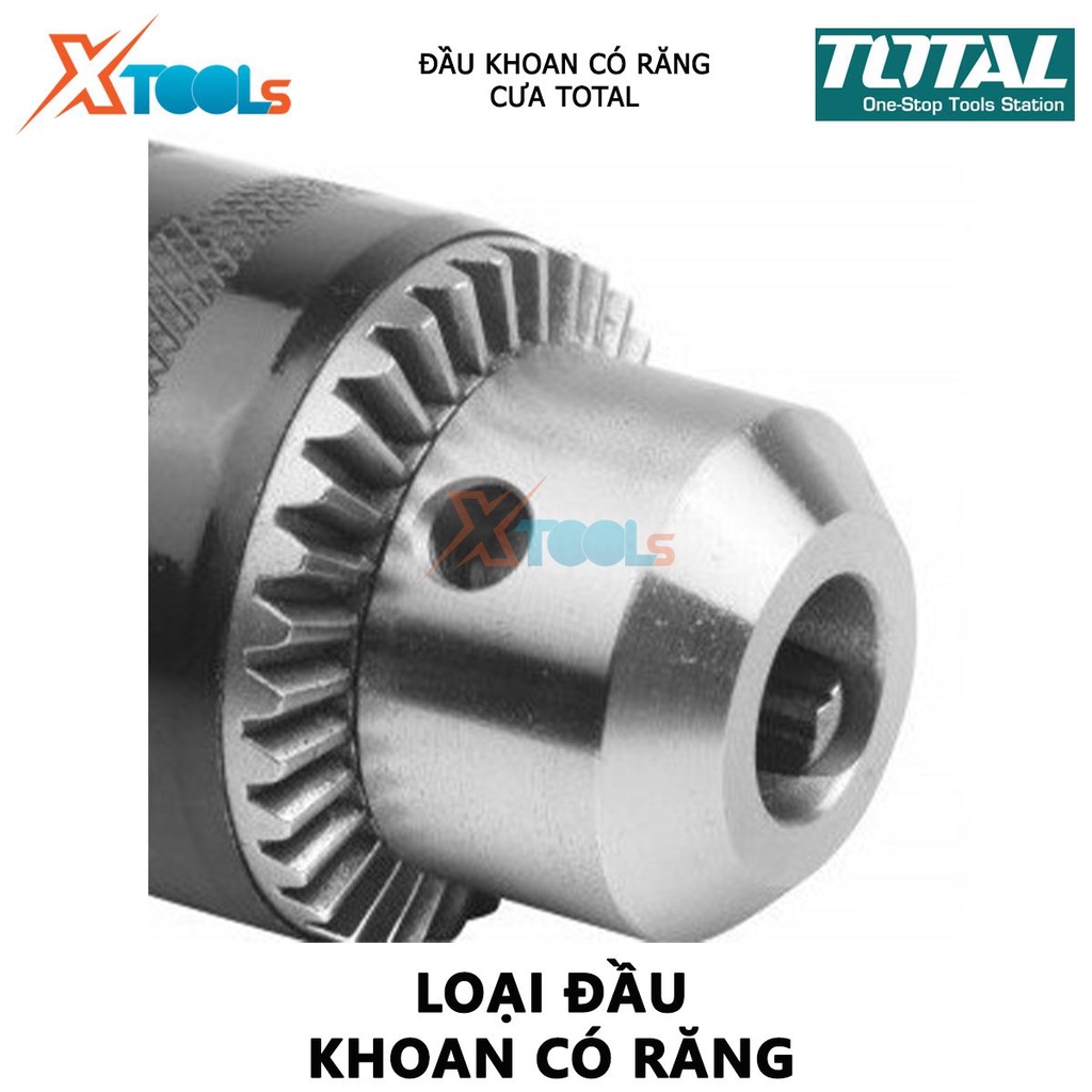 Đầu khoan (có răng cưa) TOTAL | đầu khoan khả năng khoan 0.6 - 16mm đầu khoan 55mm - 80mm [CHÍNH HÃNG] [XTOOLs]