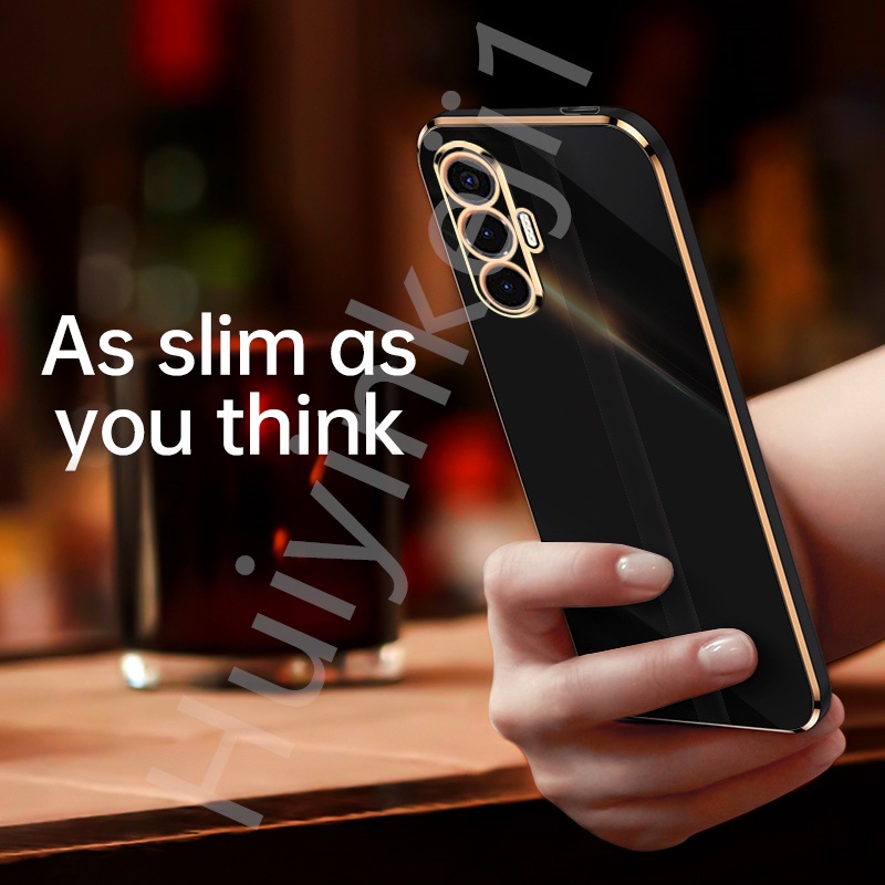 Ốp Điện Thoại TPU Silicone Mềm Mạ Điện Cho Tecno Pova 3