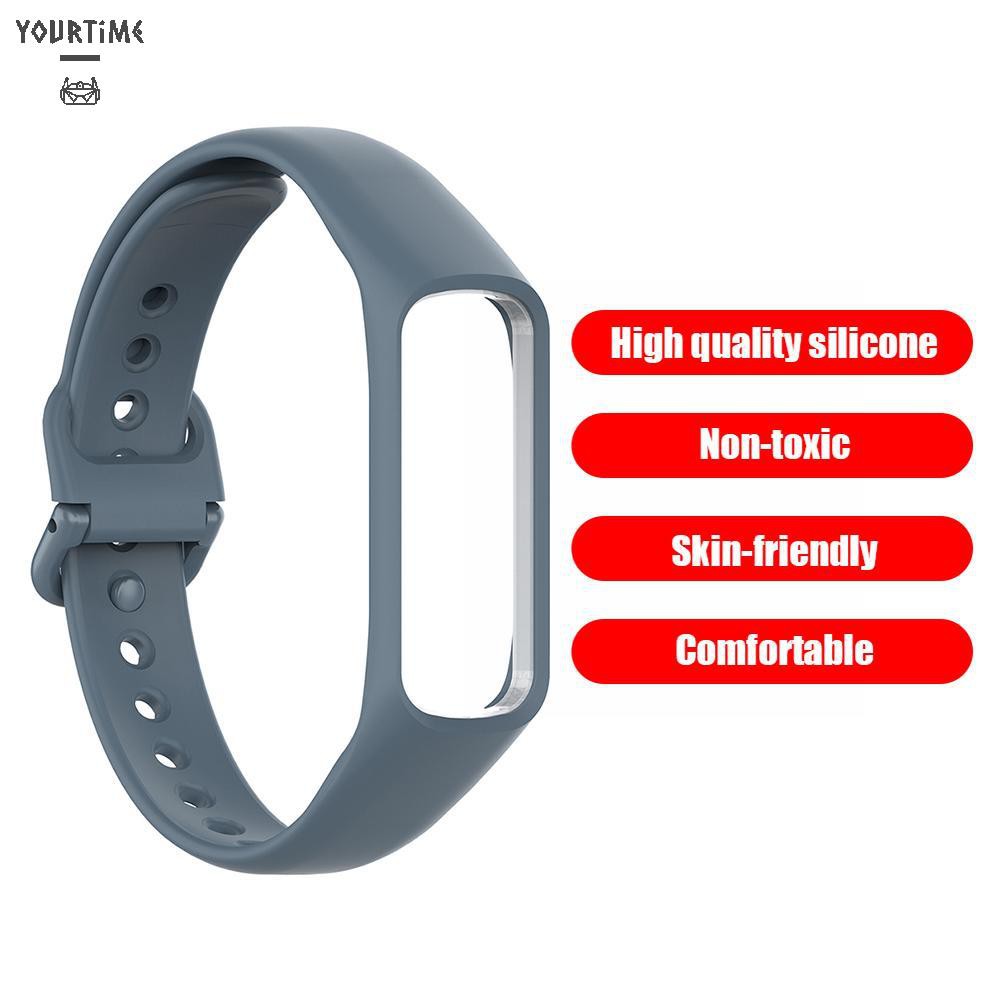 Dây Đeo Silicon + Khung Bảo Vệ Cho Đồng Hồ Samsung Galaxy Fit-E Sm-R375