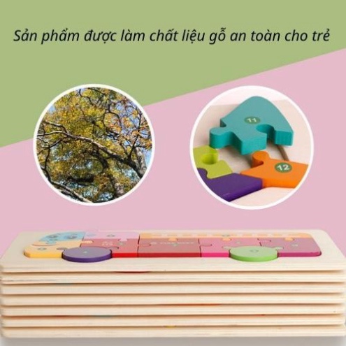 Đồ chơi trẻ em bộ xếp hình, ghép hình nối số 3D thông minh 12 mẫu loại đẹp cho bé trai,gái 2 3 4 5 6 tuổi MUMKID