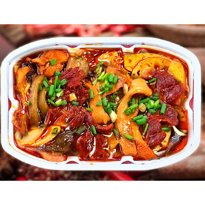 Cơm Lẩu Tự Sôi Trùng Khánh Tổng Hợp Bún Miến Mì Cay Bò Mềm Xúc Xích Bò Viên Tôm Hùm Đất Đồ Ăn Trung Quốc Giá Rẻ