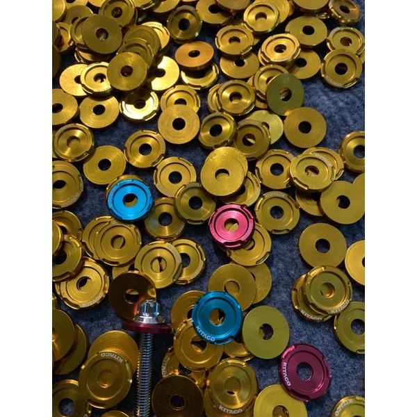 Combo 3 Ốc Titan Gr5 Kèm Long Đen Gắn Rỏ Thái