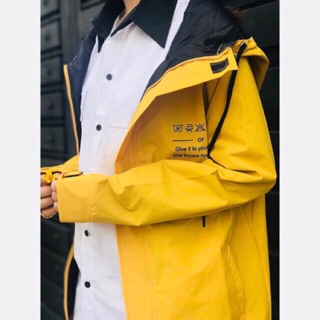💕💕Áo Khoác Dù Vàng - Yellow Jacket Unisex
