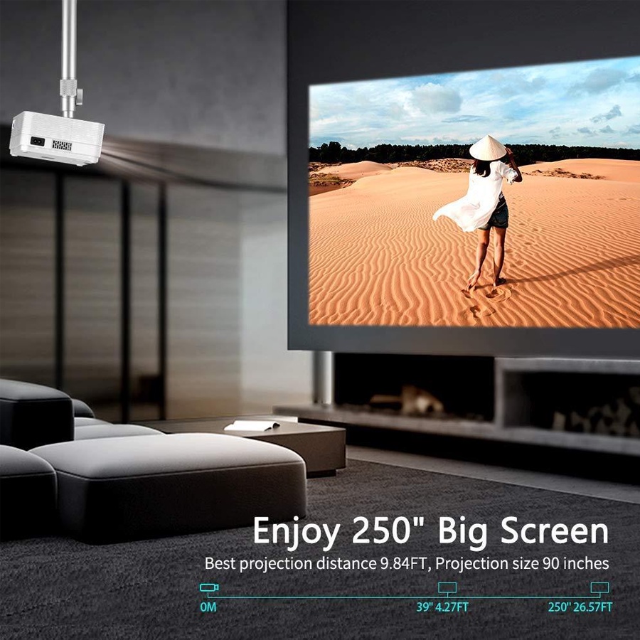 Máy chiếu mini Vankyo Leisure 470 Wireless HD 720p - Hàng Chính Hãng