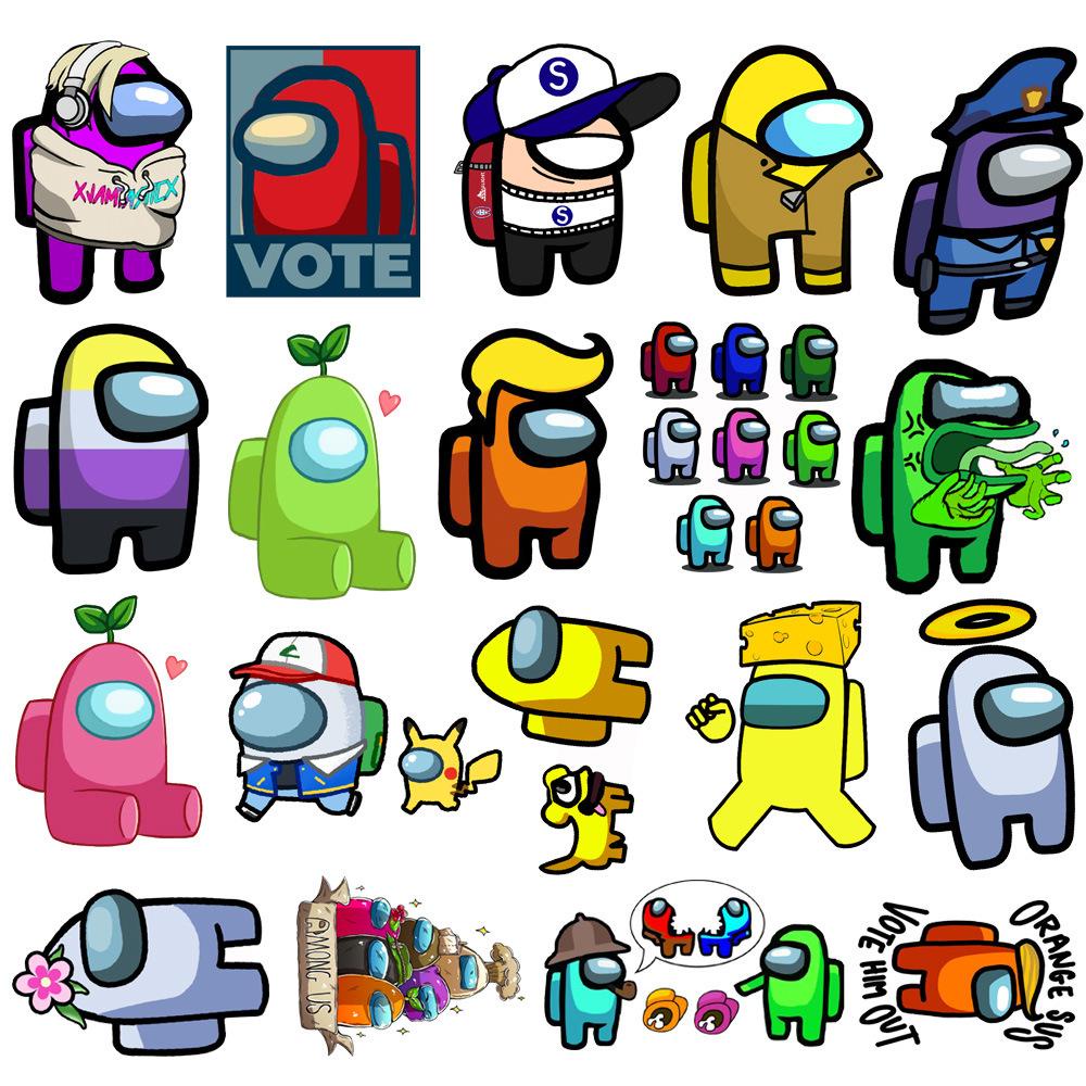 PEWANY Miếng Dán Trang Trí Vali Ván Trượt / Tủ Lạnh Chống Thấm Nước Họa Tiết Graffiti Độc