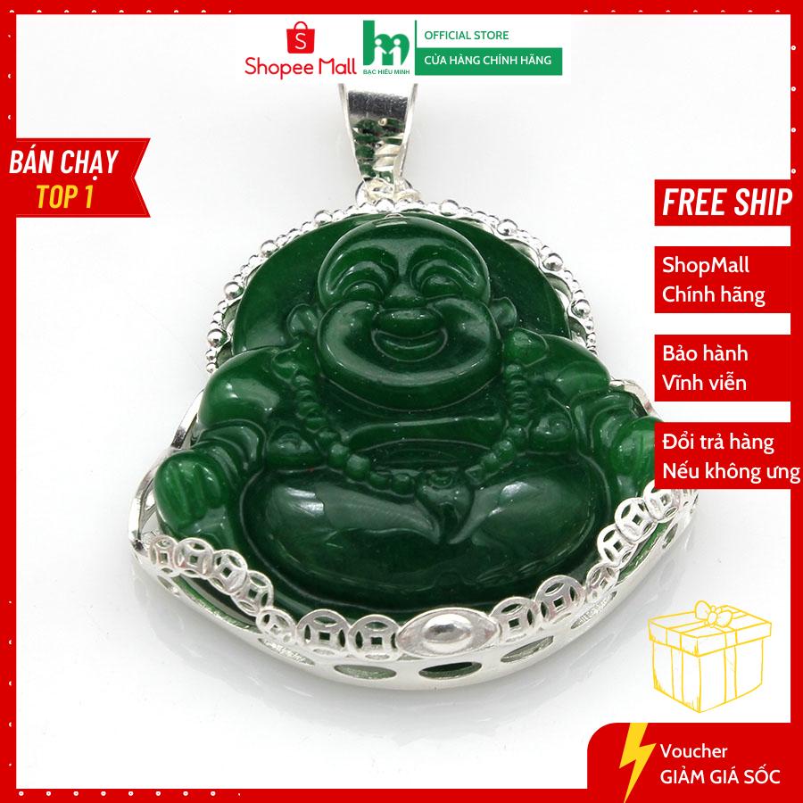 Mặt Dây chuyền Nam Bạc Hiểu Minh MDN042 Di Lặc Bảo Hành Vĩnh Viễn