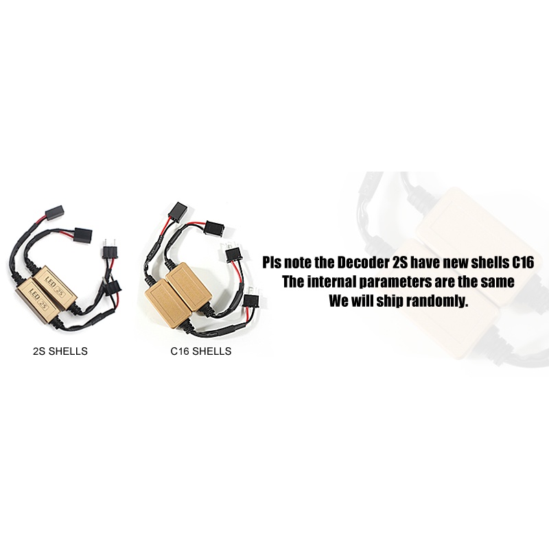 Bộ 2 Thiết Bị Giải Mã Đèn Sương Mù Tự Động MAXGTRS H1 H3 H4 H7 H8 H11 H13 9005 9006 9007 HID