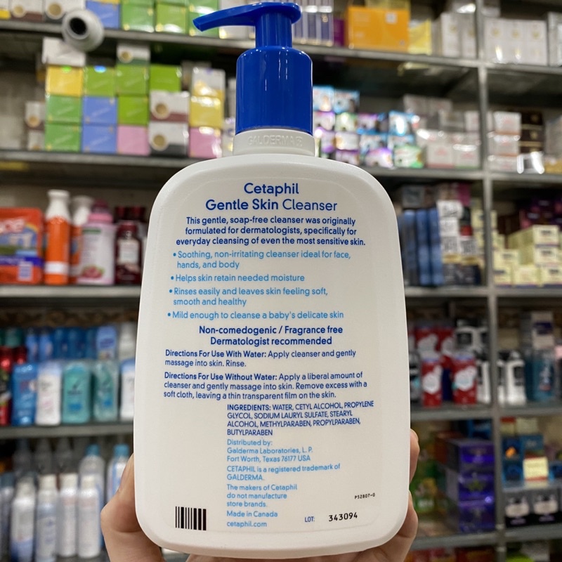 Sữa rửa mặt Cetaphil Gentle Skin Cleanser 591ml